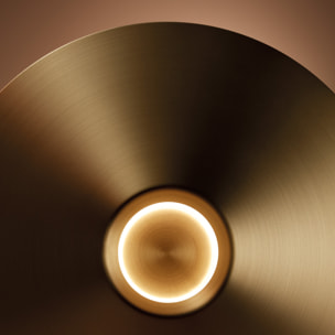 LEDS C4 Pie de salón H LED 27.7 Blanco cálido - 2700K ON-OFF Oro mate 1207lm