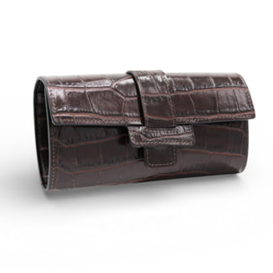 Cartera Cheval Firenze Dean Croc Marrón Oscuro