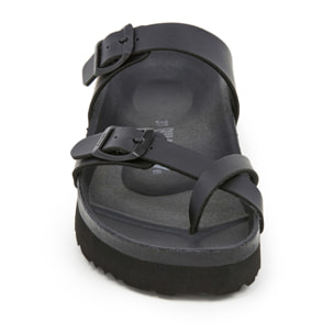 SANDALO CON ZEPPA BILLOWY NERO