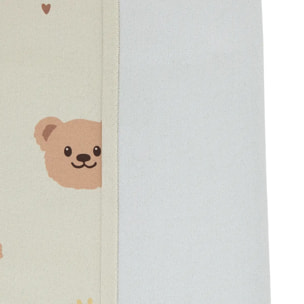Rideau occultant enfant Billie 140x260cm beige motif oursons