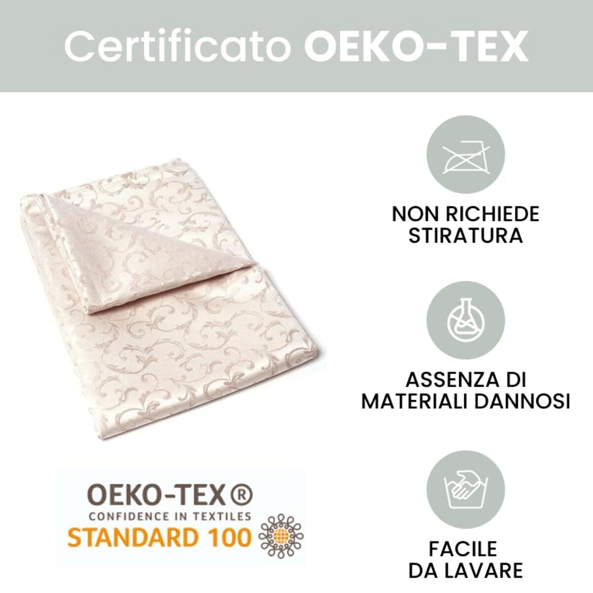 Tovaglia Antimacchia Rotonda, Impermeabile.