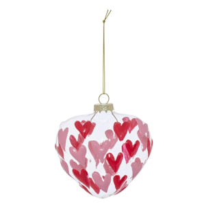 SDN VERRE COEUR RG ROSE 10CM