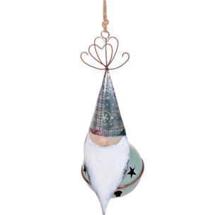 Sfera D.11 Cm con Babbo Natale - Pezzi 1 - Colore:Multicolore - Bianchi Dino - -