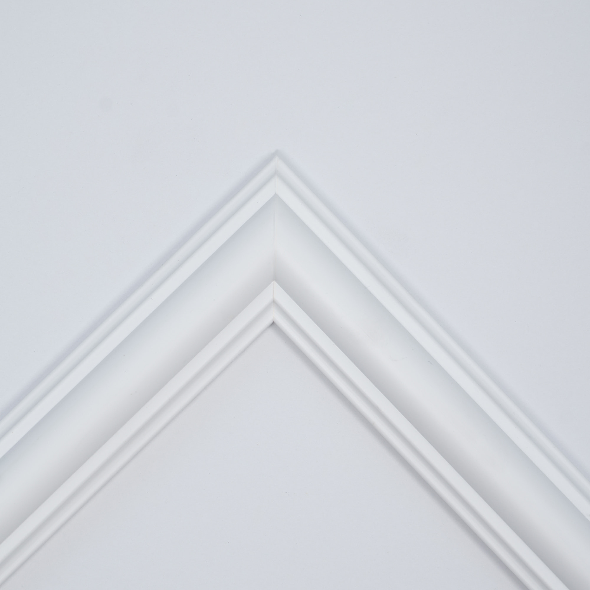 Elizabeth - Modanatura a Tutta Altezza per Pareti 24 Pezzi in Poliuretano Bianco Tinteggiabile