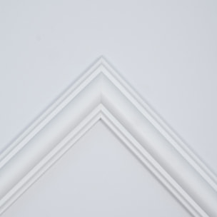 Elizabeth - Modanatura a Tutta Altezza per Pareti 24 Pezzi in Poliuretano Bianco Tinteggiabile