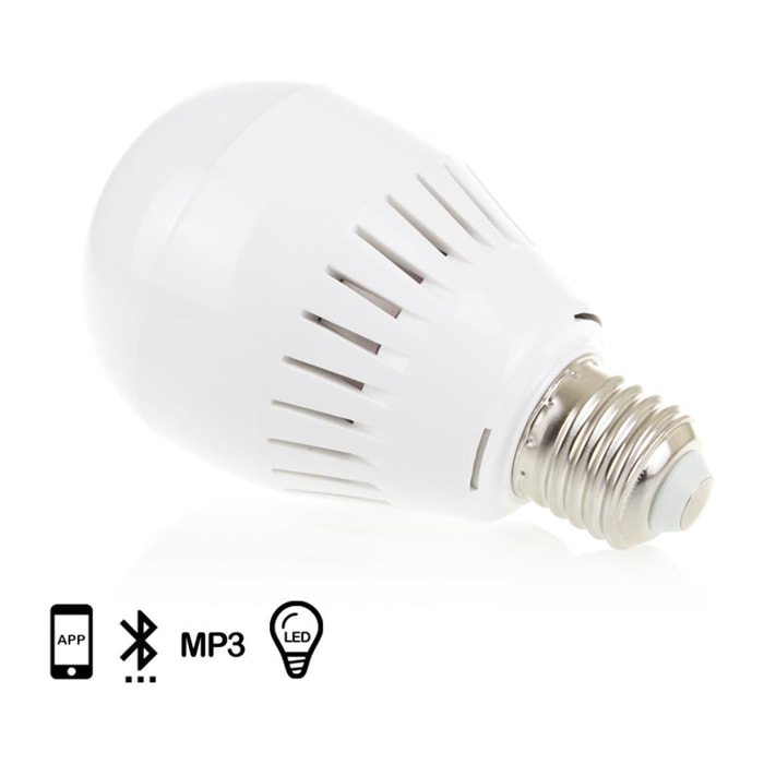 Altoparlante bluetooth design lampadina con illuminazione + APP WJL5A