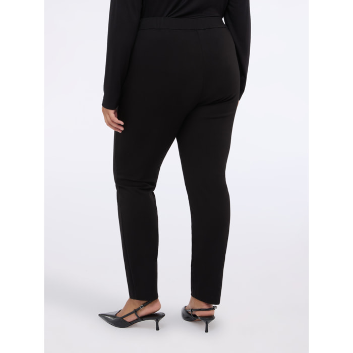 Fiorella Rubino - Pantaloni New York in punto Milano - Nero