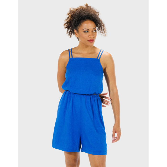 Mono Corto Tirantes Azul - Farin