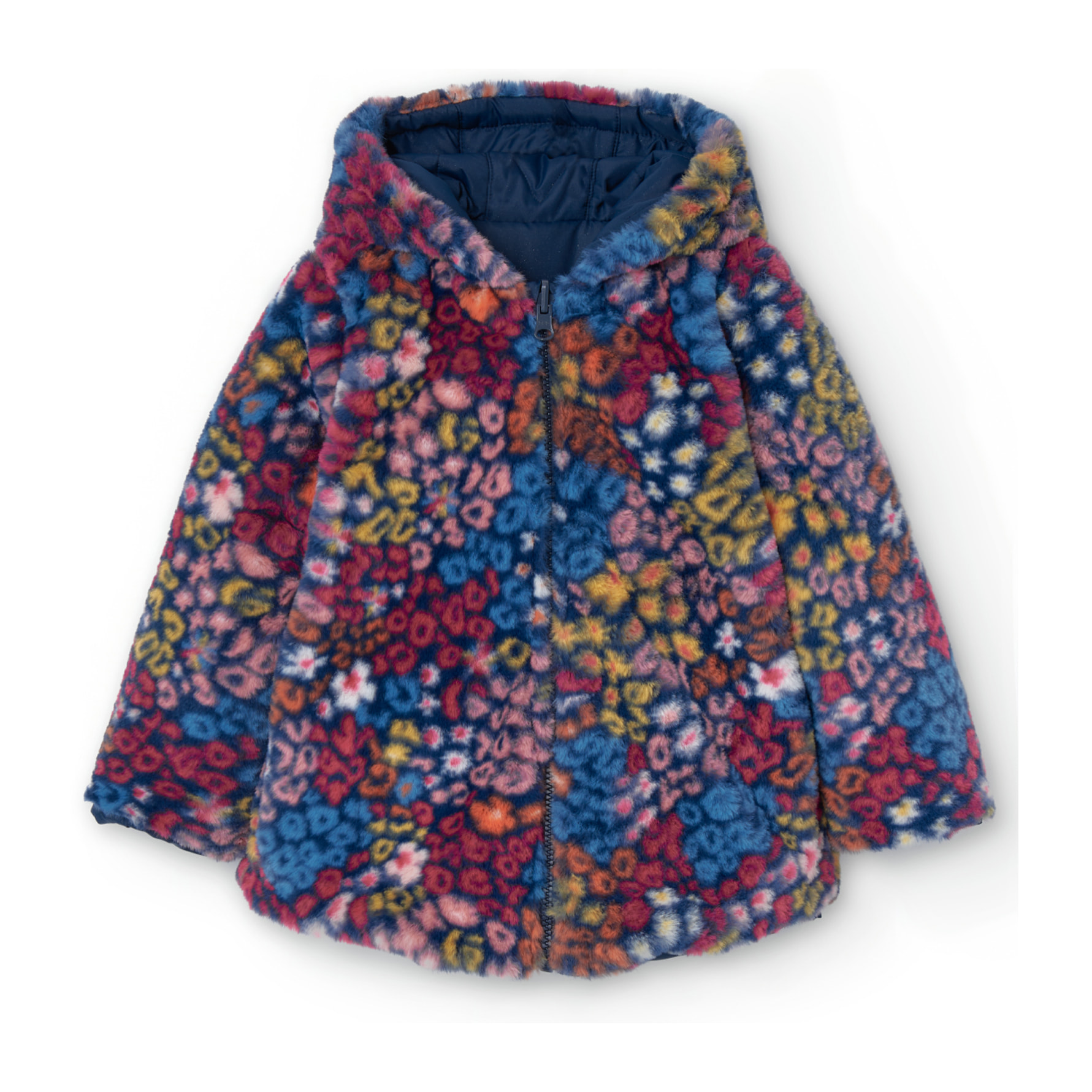 Parka reversible tejido técnico de niña