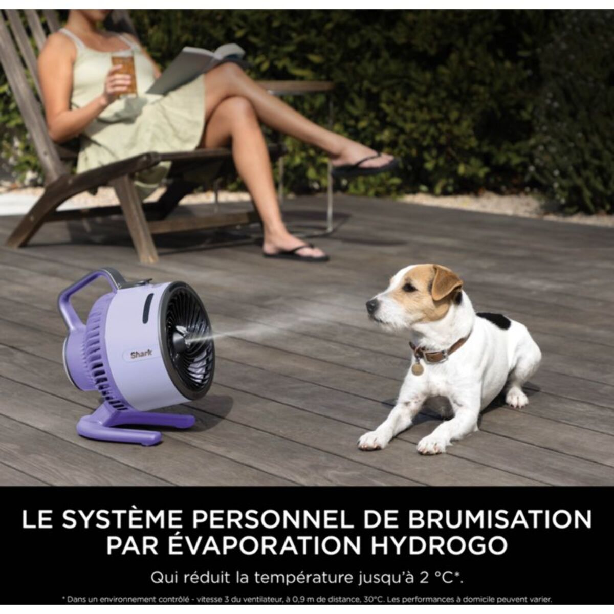 Ventilateur brumisateur SHARK FlexBreeze HydroGo FA050EULV