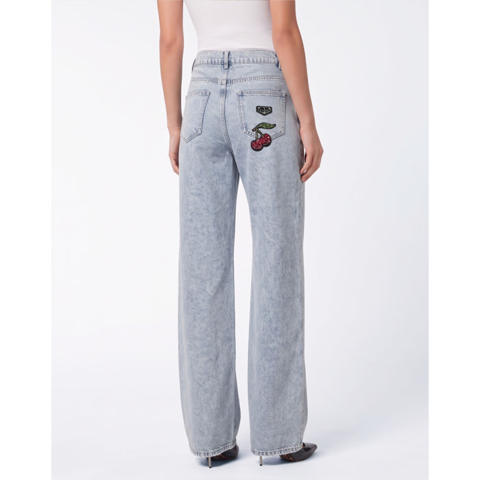 PHILIPP PLEIN Vaqueros de corte skater