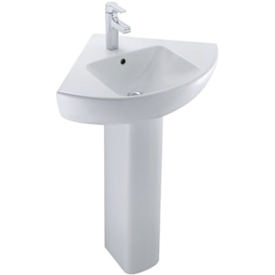 Lavabo Struktura céramique blanc 65 X 48 avec colonne