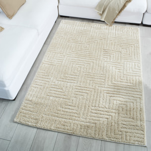 HARMONY - Tapis moderne géométrique avec poils en relief