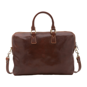 Borsa da lavoro  da uomo In Vera pelle Made in Italy 37x27x6 cm