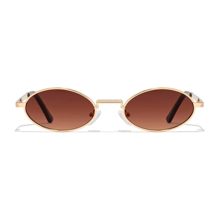 Gafas de Sol Oval Legacy Gold / Gradient Brown D.Franklin