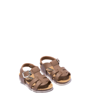 Sandalias De Bebé Bio Hebilla En Taupe