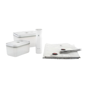 Set complet sous vide - 7pcs - plastique - Pompe + 2 Boîtes rectangulaires M/L  + 4 sacs ZWILLING® FRESH & SAVE