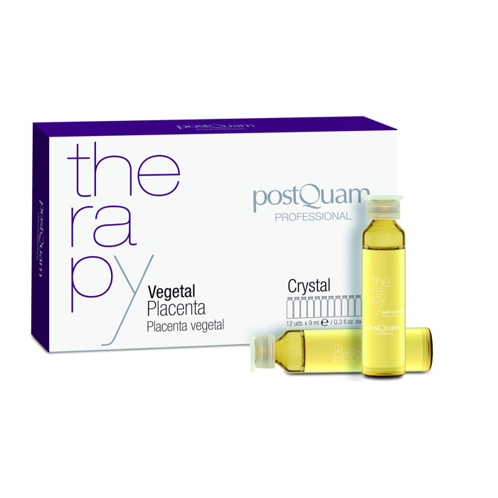 Placenta vegetal ampoules en verre 12 x 9 ml.