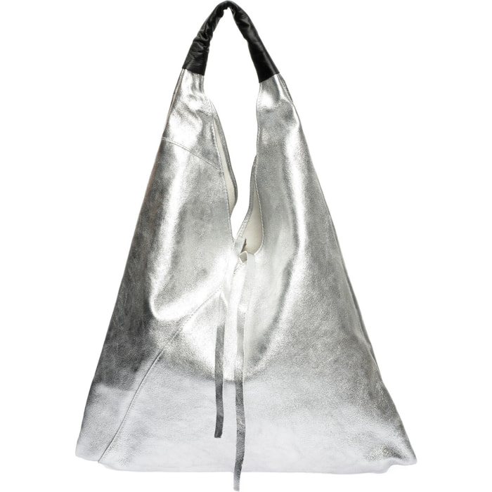 Borsa a tracolla Isabella Rhea Argentato