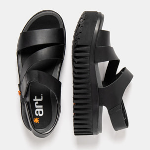 Sandalia de cuña 1573 NAPPA BLACK/BRIGHTON color Black