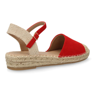 Alpargata mujer yute comoda cierre de hebilla