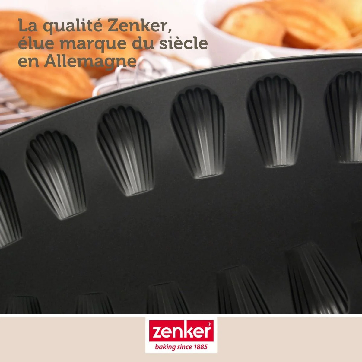 Moule 12 madeleines 26 x 39 cm Zenker Spécial Countries