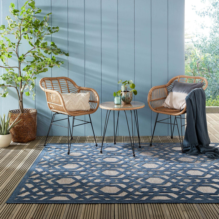 Tapis extérieur ORO Bleu