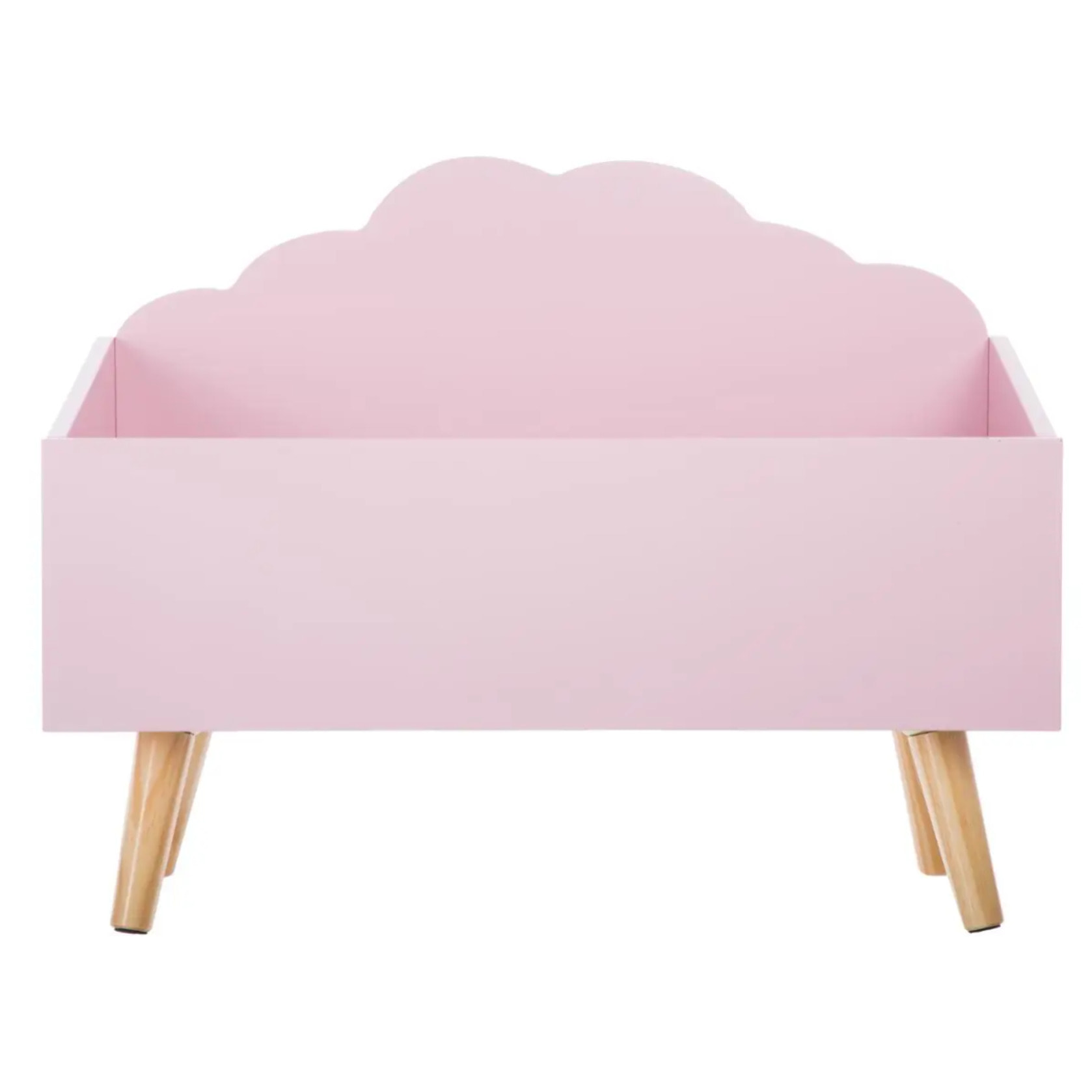 Coffre enfant "Nuage" rose