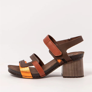 Sandalias con tacón 1875 NAPPA MULTI BROWN/ I WISH color Multi brown