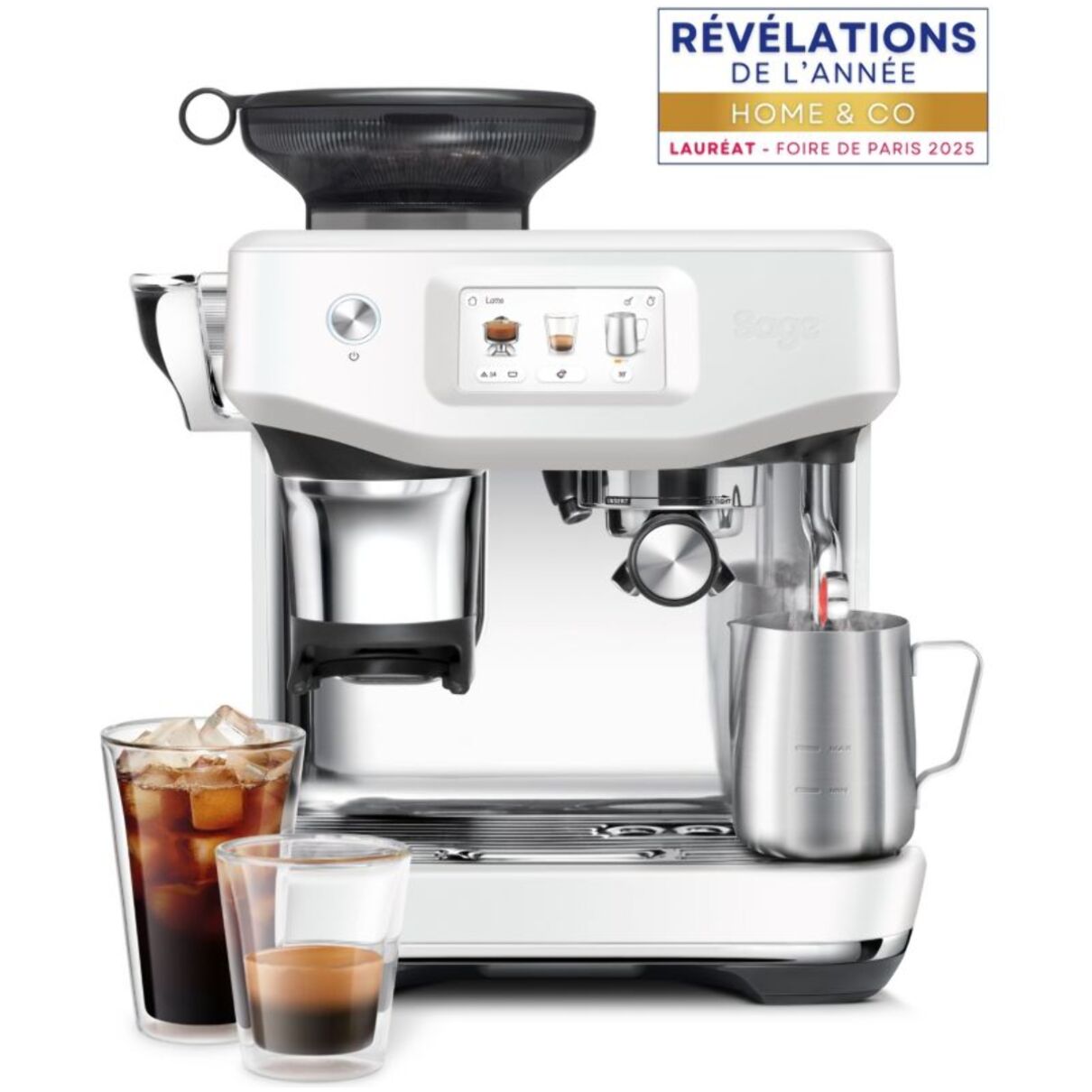 Machine à expresso SAGE APPLIANCES the Barista Touch Impress SES882SST4FEU1