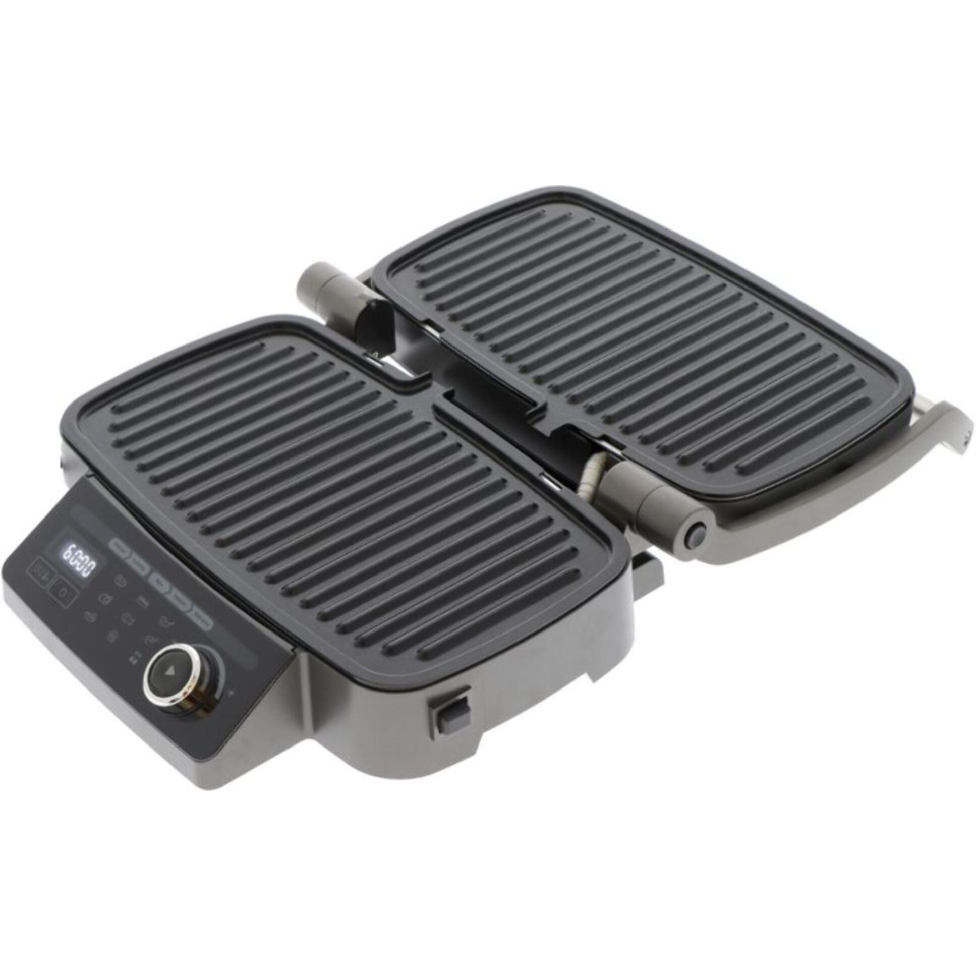 Grille-viande MIOGO MMG1 noir plaques amovibles, 36x20 cm