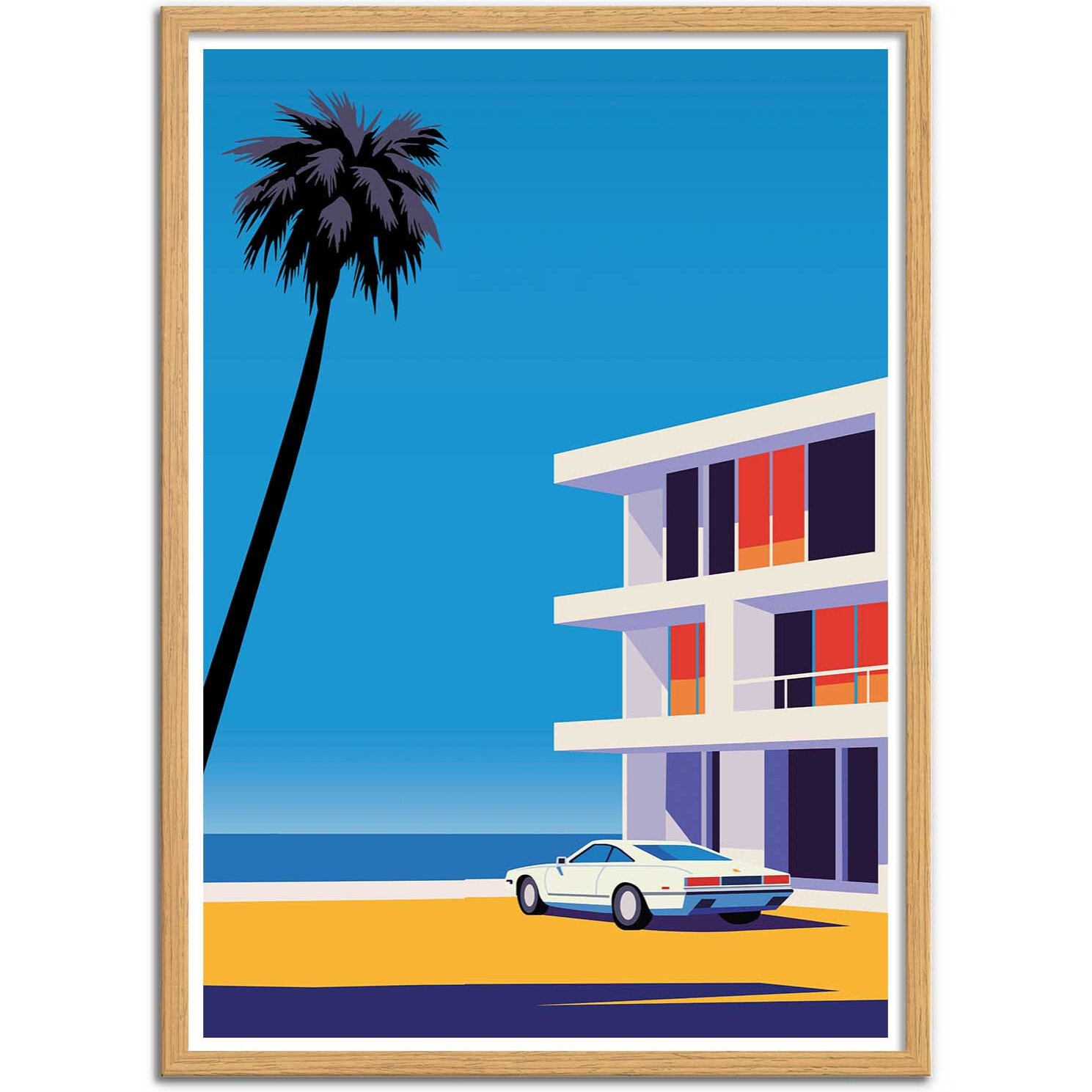 Affiche - Summer car - Vistas Studio