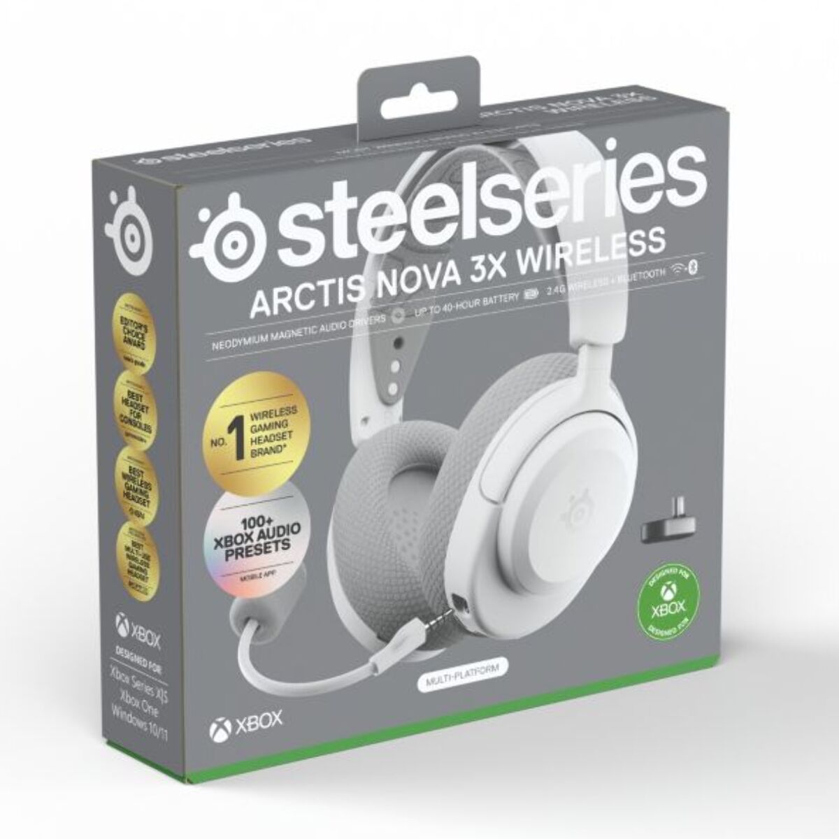 Casque gamer STEELSERIES Arctis Nova 3XW Blanc