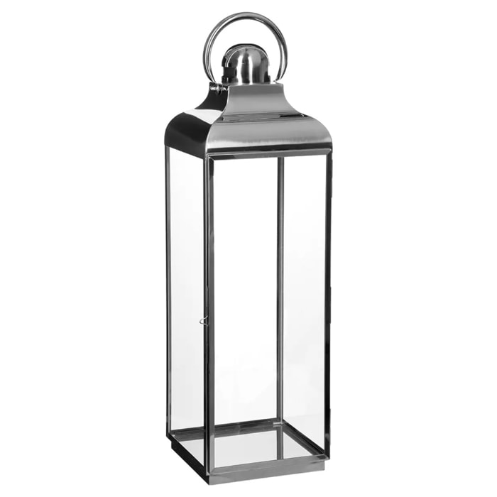Set de 3 lanternes "Seif" extérieur/intérieur acier inoxydable