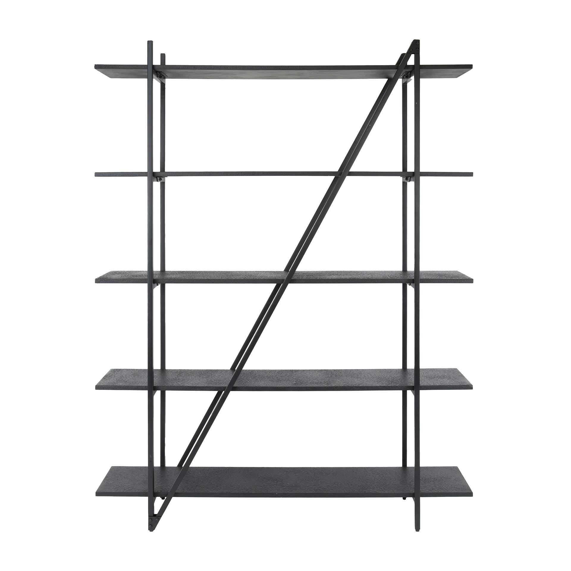 Etagère de salon moderne 5 plateaux RALF