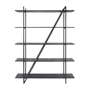 Etagère de salon moderne 5 plateaux RALF