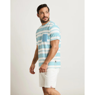 Camiseta Manga Corta Turquesa - Ilovix