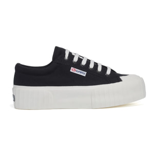 Sneakers Superga Donna Nero 2631 Stripe Platform