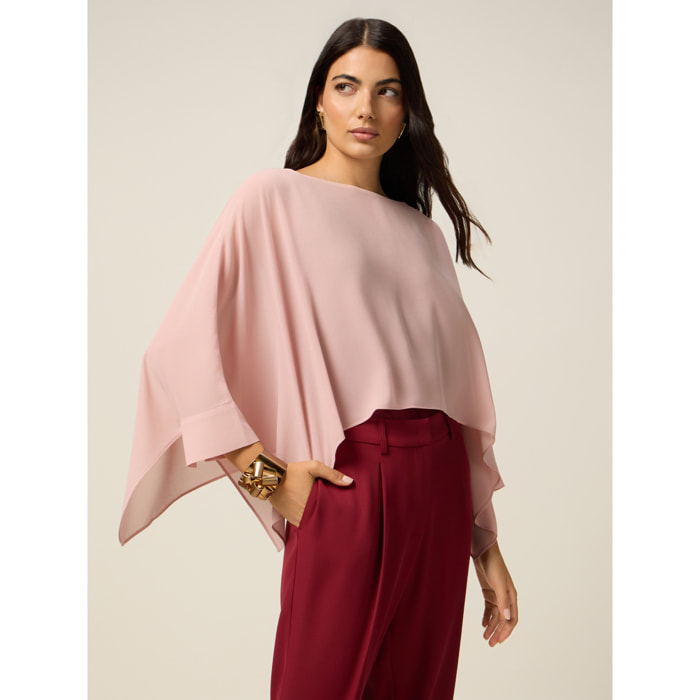 Oltre - Coprispalle in georgette - Rosa