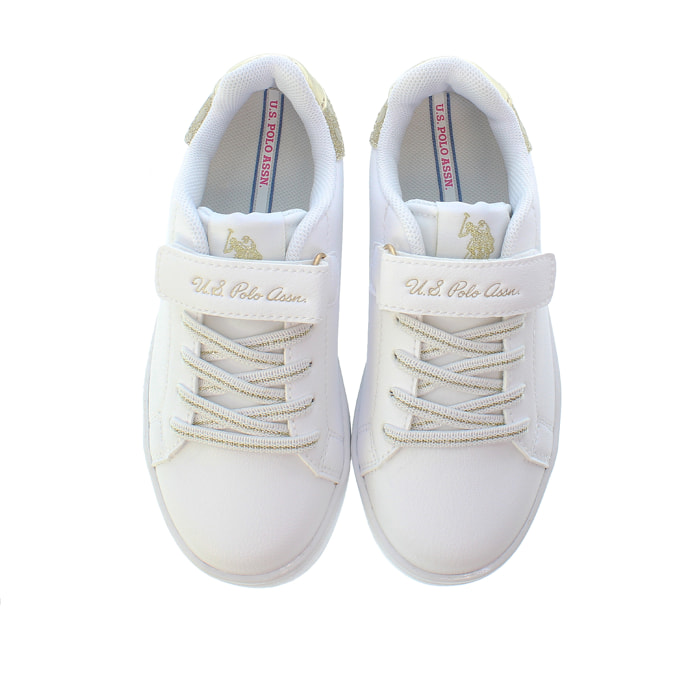 Sneakers U.S. Polo Assn. bianco-oro