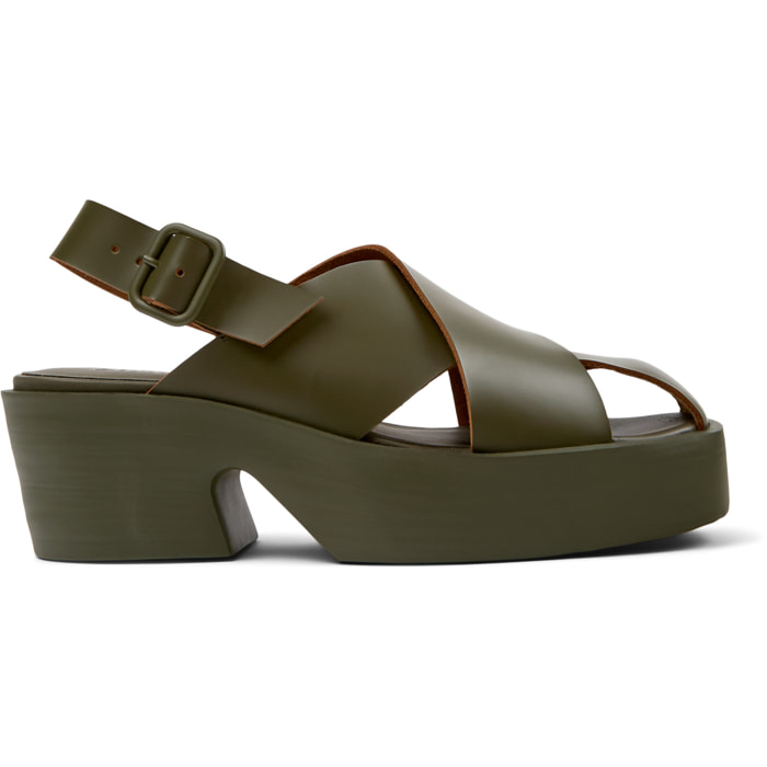 Sandalias - CAMPER Billie - Verde - Cuero liso