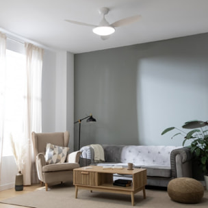 Cecotec Ventilador de techo con luz EnergySilence 4800 Light White Cecotec