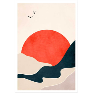 Affiche ""drowning sun"" Affiche seule