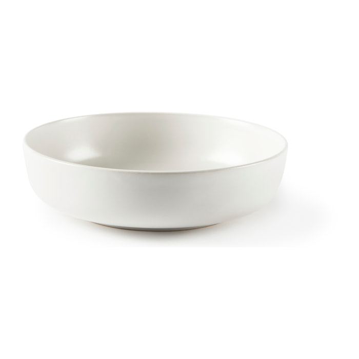 Set de 6 assiettes creuses Excelsa Nordic, céramique, blanc