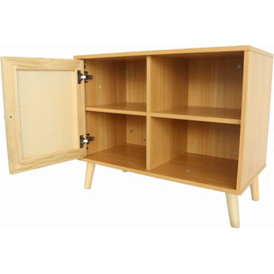 Buffet en bois "Iguane" - 80 x 40 x 66 cm - Marron