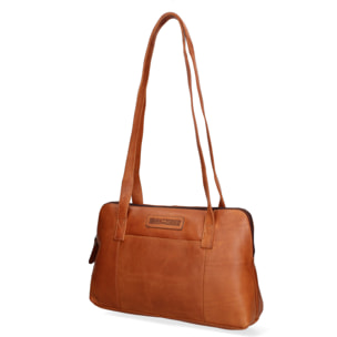 Borsa a spalla  da uomo In Vera pelle Made in Italy 32x20x10 cm
