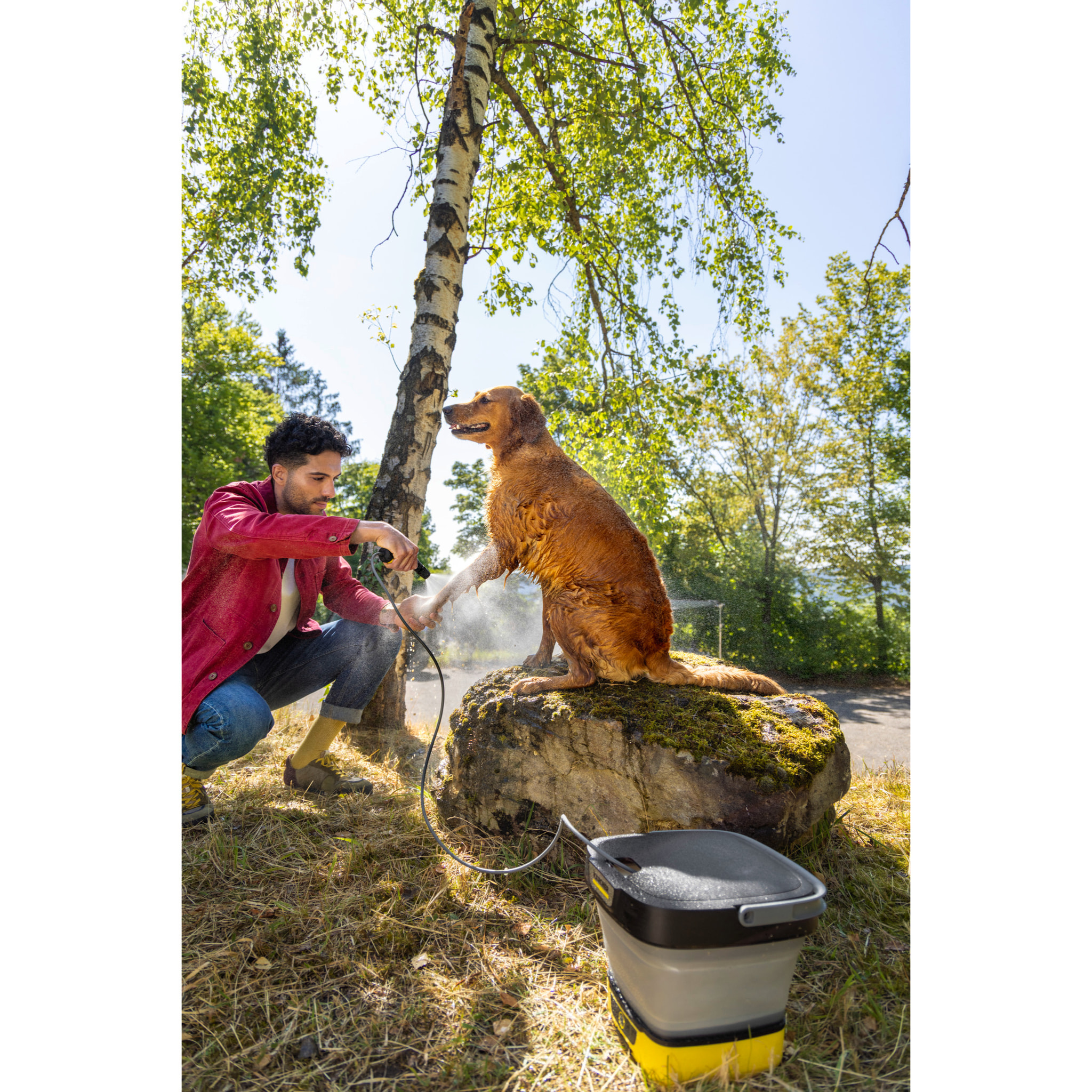 Nettoyeur mobile Karcher OC 3 Foldable *EU - Pression 5 bar- Batterie intégrée- Pliable pour rangement facile