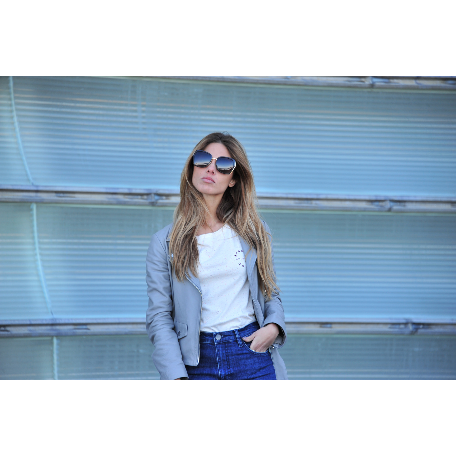 Gafas de sol OCEAN VANCOUVER - Negro brillante y ahumado
