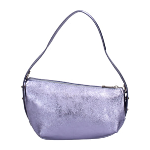 Borsa a spalla da donna - Modello False - Vera pelle e metallo - 26.0 x 15.0 x 10.0 cm