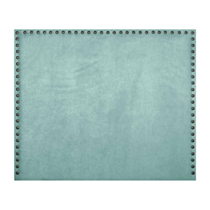 Cabecero Lirio Tela Agua Verde 130